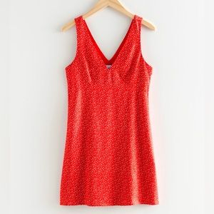 & Other Stories Paris Atelier Red Dress